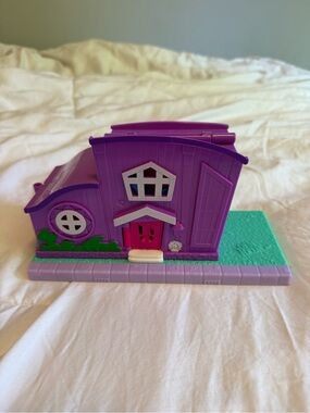 Polly pocket Purple Playhouse Toy - Small Dollhouse Play Set